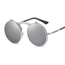 Carica l'immagine nel visualizzatore di Gallery, Steampunk Sunglasses Women Round Glasses Goggles Men Side Visor Circle Lens Unisex Vintage Retro Style Punk Oculos De Sol