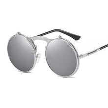 Load image into Gallery viewer, Steampunk Sunglasses Women Round Glasses Goggles Men Side Visor Circle Lens Unisex Vintage Retro Style Punk Oculos De Sol