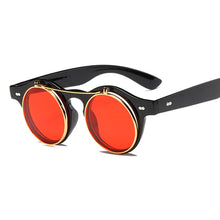 Carica l'immagine nel visualizzatore di Gallery, Steampunk Sunglasses Women Round Glasses Goggles Men Side Visor Circle Lens Unisex Vintage Retro Style Punk Oculos De Sol