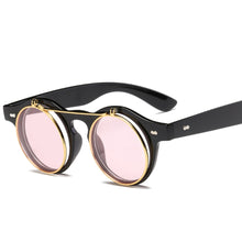 Carica l'immagine nel visualizzatore di Gallery, Steampunk Sunglasses Women Round Glasses Goggles Men Side Visor Circle Lens Unisex Vintage Retro Style Punk Oculos De Sol