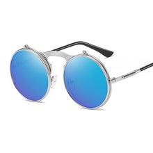 Carica l'immagine nel visualizzatore di Gallery, Steampunk Sunglasses Women Round Glasses Goggles Men Side Visor Circle Lens Unisex Vintage Retro Style Punk Oculos De Sol