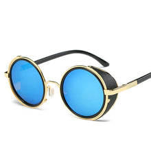 Carica l'immagine nel visualizzatore di Gallery, Steampunk Sunglasses Women Round Glasses Goggles Men Side Visor Circle Lens Unisex Vintage Retro Style Punk Oculos De Sol