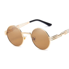 Load image into Gallery viewer, Steampunk Sunglasses Women Round Goggles Men Lens Unisex Vintage Retro Style Punk Sun Glasses Female Oculos De Sol