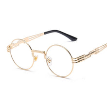 Load image into Gallery viewer, Steampunk Sunglasses Women Round Goggles Men Lens Unisex Vintage Retro Style Punk Sun Glasses Female Oculos De Sol