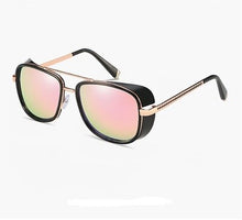 Load image into Gallery viewer, Steampunk Tony Stark Computer Glasses Metal Anti Blue Light Blocking Glass