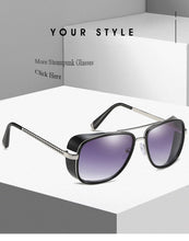 Load image into Gallery viewer, Steampunk Tony Stark Computer Glasses Metal Anti Blue Light Blocking Glass