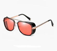 Load image into Gallery viewer, Steampunk Tony Stark Computer Glasses Metal Anti Blue Light Blocking Glass
