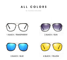 Load image into Gallery viewer, Steampunk Tony Stark Computer Glasses Metal Anti Blue Light Blocking Glass