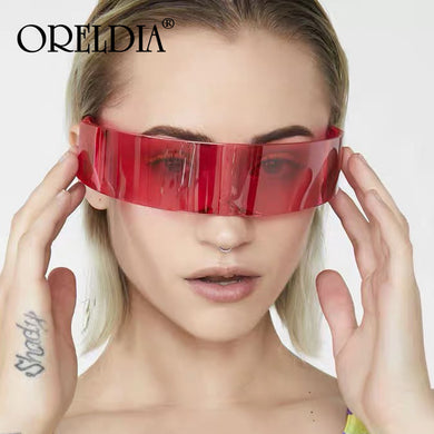 Steampunk Women Goggle Sunglasses Female Men Punk Party Funny Glasses Red Black Eyewear Lady one-piece Trend Eyeglasses