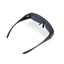Carica l&#39;immagine nel visualizzatore di Gallery, Stgrt Men Fit Over Sunglasses Polarized Plastic Frame With Lens Folding Wear On Regular Prescription Glasses
