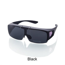 Carica l&#39;immagine nel visualizzatore di Gallery, Stgrt Men Fit Over Sunglasses Polarized Plastic Frame With Lens Folding Wear On Regular Prescription Glasses