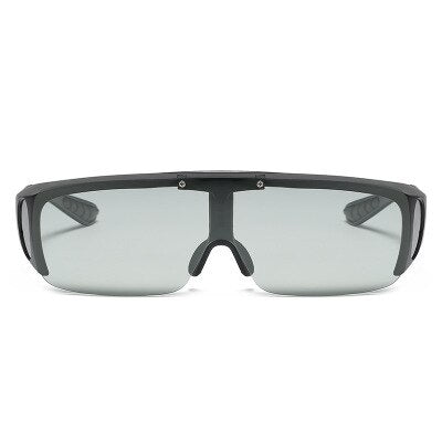 Stgrt Men Fit Over Sunglasses Polarized Plastic Frame With Lens Folding Wear On Regular Prescription Glasses