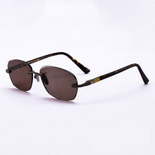 Load image into Gallery viewer, Stone Sunglasses Man Glass Sun Glasses Natural Crystal Rimless Woman Vintage Acetate Frame UV400  Oval Anti Scratch