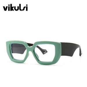 Striped Brown Clear Lens Glasses for Women Men Retro Thick Glasses Frame Optical Decorative Fake Glasses oculos grau feminino