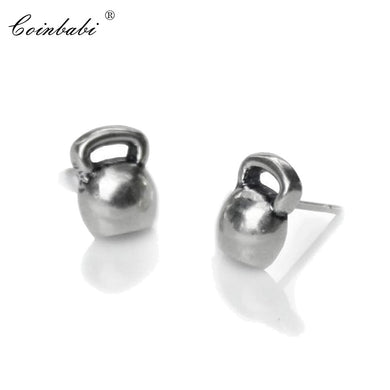 Stud Earrings Kettlebells Sporty Gif For Women Men Ts High Quality Earring Thomas Style 925 Sterling Silver Fashion Jewelry