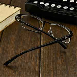 Students-1.0 -1.5 -2 -2.5 -3 -3.5 to -6.0 Square Finished Myopia Glasses Women Men Metal Frame Short Sight Eyewear for Unisex