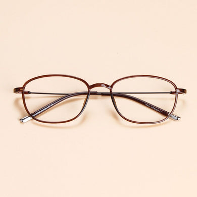 Students Tungsten Ultem Glasses Frames Retro Round Eyeglasses Men Women Myopia Optical Frames Korea Clear Lens Eyewear