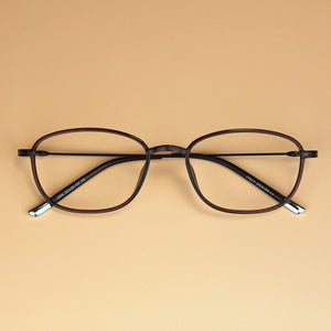 Students Tungsten Ultem Glasses Frames Retro Round Eyeglasses Men Women Myopia Optical Frames Korea Clear Lens Eyewear