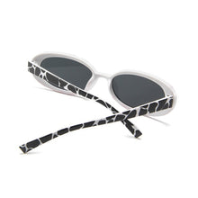 Load image into Gallery viewer, Style Small Oval Sunglasses Women Vintage Retro Round Frame White Black Mens Sun Glasses Leopard Hip Hop Clear Glasses UV400