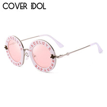 Load image into Gallery viewer, Stylish Font Sunglasses For Women Round Designer Glasses Classic Trendy Sunglass UV400
