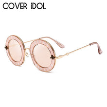 Load image into Gallery viewer, Stylish Font Sunglasses For Women Round Designer Glasses Classic Trendy Sunglass UV400
