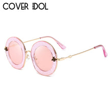 Load image into Gallery viewer, Stylish Font Sunglasses For Women Round Designer Glasses Classic Trendy Sunglass UV400
