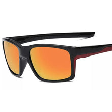 Carica l&#39;immagine nel visualizzatore di Gallery, Occhiali da sole da uomo alla moda Occhiali quadrati UV Occhiali da sole scuri Occhiali protettivi Occhiali da vista Outdoor Street Travel Party Regalo di Natale