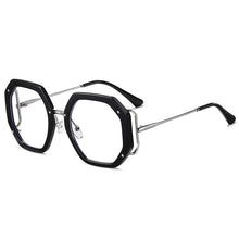 Carica l'immagine nel visualizzatore di Gallery, Occhiali da donna estivi firmati arcobaleno poligonale scintillante Occhiali da formula Lunette Anti Lumiere Bleu 