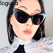 Load image into Gallery viewer, Summer Cat Eyes Sunglasses Small Frame Okulary UV400 Shades Polarized Vintage Eyewear Outfit Beach Sun Protection Sun Glasses