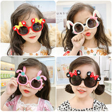 Load image into Gallery viewer, Summer Children Cute Cartoon Sunglasses Boy Girl Outdoor Sun Protection Sunglasses Baby Sport Shade Glasses Kid UV400 Sunglasses