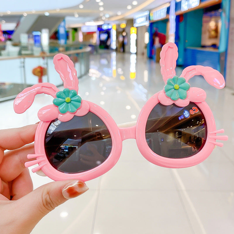 Summer Children Cute Cartoon Sunglasses Boy Girl Outdoor Sun Protection Sunglasses Baby Sport Shade Glasses Kid UV400 Sunglasses
