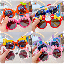 Load image into Gallery viewer, Summer Children Cute Cartoon Sunglasses Boy Girl Outdoor Sun Protection Sunglasses Baby Sport Shade Glasses Kid UV400 Sunglasses