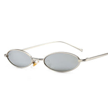 Load image into Gallery viewer, Summer Brand Designer Small Oval Sunglasses Women Red Black Metal Frames Sun Glasses Men Trend Outdoor Lasies Eyeglass UV400