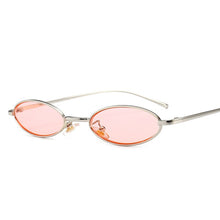Load image into Gallery viewer, Summer Brand Designer Small Oval Sunglasses Women Red Black Metal Frames Sun Glasses Men Trend Outdoor Lasies Eyeglass UV400