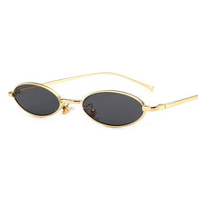 Load image into Gallery viewer, Summer Brand Designer Small Oval Sunglasses Women Red Black Metal Frames Sun Glasses Men Trend Outdoor Lasies Eyeglass UV400