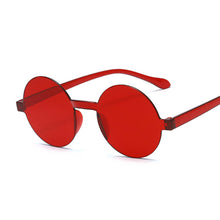 Load image into Gallery viewer, Summer Round Rimless Sunglasses Women Transparent Shades Sun Glasses Female Cool Candy Color UV400 Eyewear Oculos De Sol