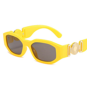 Summer Traveling Square Sunglasses Women Vintage Small Rectangle Female Sun Glasses Transparent Shades Eyewear Lady UV400