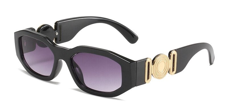 Summer Traveling Square Sunglasses Women Vintage Small Rectangle Female Sun Glasses Transparent Shades Eyewear Lady UV400