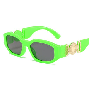 Summer Traveling Square Sunglasses Women Vintage Small Rectangle Female Sun Glasses Transparent Shades Eyewear Lady UV400