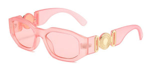 Summer Traveling Square Sunglasses Women Vintage Small Rectangle Female Sun Glasses Transparent Shades Eyewear Lady UV400