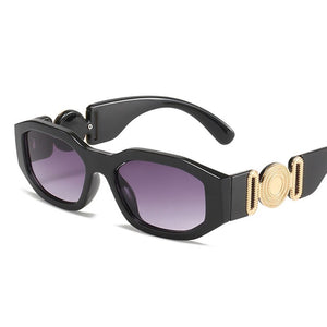 Summer Traveling Square Sunglasses Women Vintage Small Rectangle Female Sun Glasses Transparent Shades Eyewear Lady UV400
