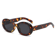 Load image into Gallery viewer, Summer Vintage Oval Sunglasses Women Men 2023 Brand Designer  White gray Sun Glasses Eyewear Shades oculos de sol