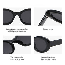 Load image into Gallery viewer, Summer Vintage Oval Sunglasses Women Men 2023 Brand Designer  White gray Sun Glasses Eyewear Shades oculos de sol