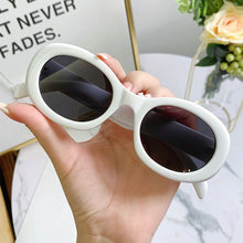 Load image into Gallery viewer, Summer Vintage Oval Sunglasses Women Men 2023 Brand Designer  White gray Sun Glasses Eyewear Shades oculos de sol