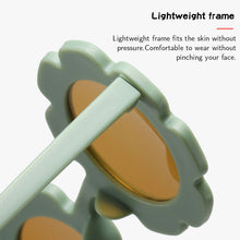 Load image into Gallery viewer, Sun Flower Round Kids Sunglasses Longkeeper Girls Boys Uv Protection Sun Glasses Vintage Baby Goggles Children Eyeglasses Kid