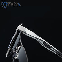 Load image into Gallery viewer, Sun Glasses Men 2022 Polarized Sunglasses Brand Designer Driving Shade Golden Eyeglasses Male Pilot Style UV 400  s