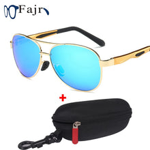 Load image into Gallery viewer, Sun Glasses Men 2022 Polarized Sunglasses Brand Designer Driving Shade Golden Eyeglasses Male Pilot Style UV 400  s