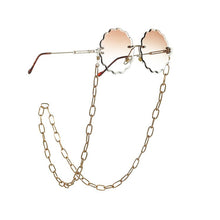 Load image into Gallery viewer, Sun glasses Chain holder for Women Sunglasses neck Chain Men Imitation Pearls Metal glasses strap accessories cordon para gafas