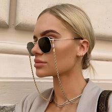 Load image into Gallery viewer, Sun glasses Chain holder for Women Sunglasses neck Chain Men Imitation Pearls Metal glasses strap accessories cordon para gafas
