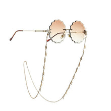 Load image into Gallery viewer, Sun glasses Chain holder for Women Sunglasses neck Chain Men Imitation Pearls Metal glasses strap accessories cordon para gafas